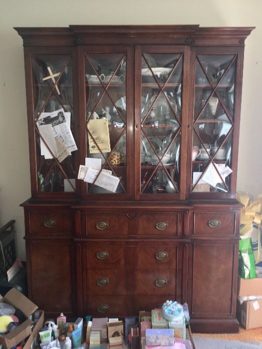 China cabinet with Collectibles