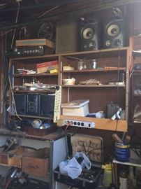 Vintage garage items 