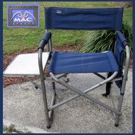 MAC Sports Folding Chair with Side Table 