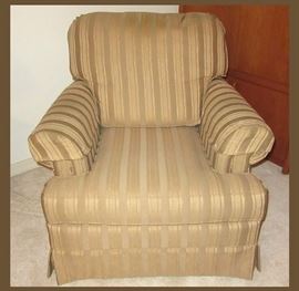 One of a Pair of Nice Comfy Chairs, Matching Ottoman Available As Well  
