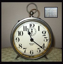 Westclox Big Ben Alarm Clock in Working Order, Loud Alarm and Last Patent Date of 1910 