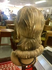 Back of 1940s pin up girl Head