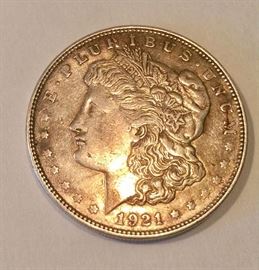 1921 Silver Dollar 