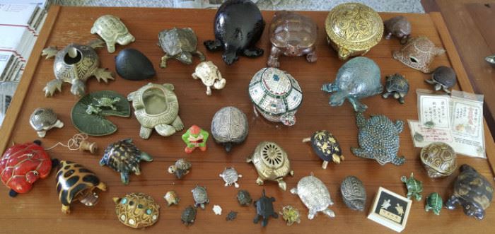 HPT007 Lucky Turtle Figurines Lot #4
