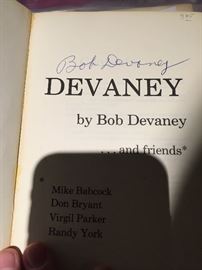 Bob Devaney Autographed Book