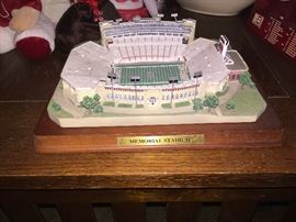 Miniature replica of Memorial Stadium