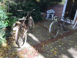 Antique Firestone and Ranger Bicycles