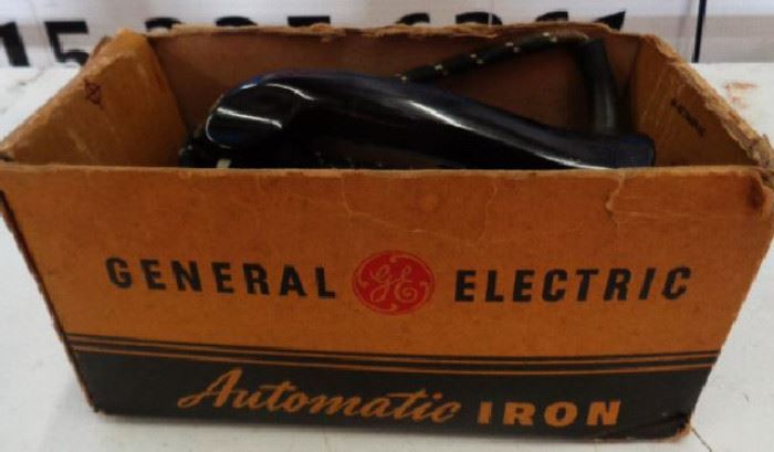 Vintage GE Iron in the Original Box