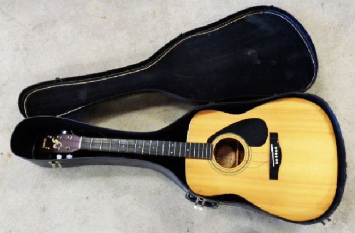 Yamaha 6-String Acoustic Guitar Model FG-410A with Case