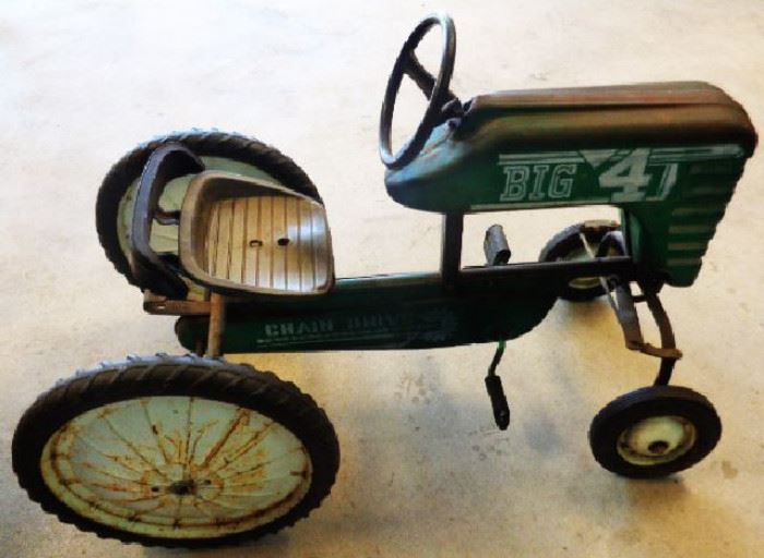 Vintage "Big 4" Chain-Drive Pedal Tractor