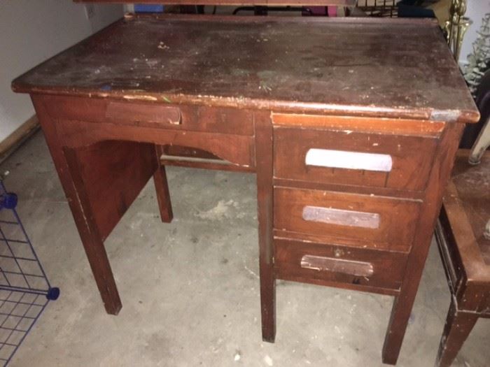 Vintage desk; great for a refinishing project