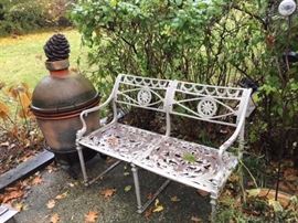 outdoor bench