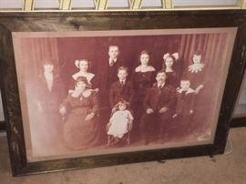 Vintage family portrait