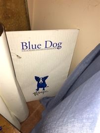 Blue Dog book and poster