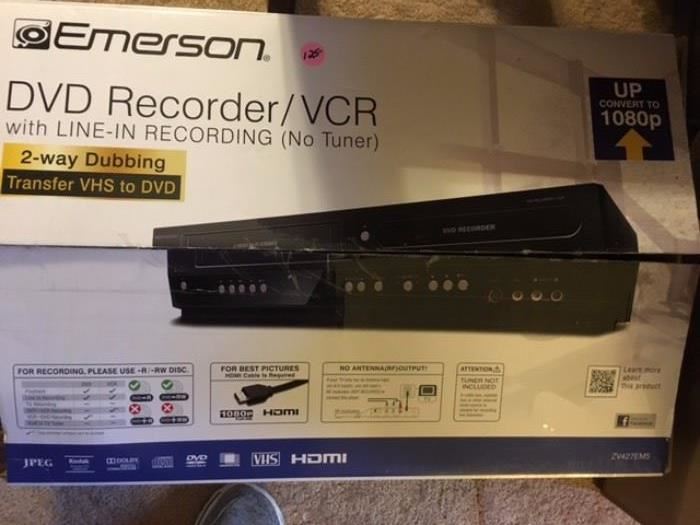 Emerson DVD Recorder/VCR