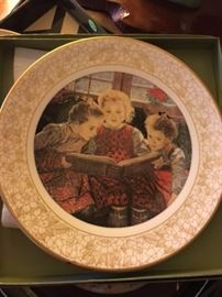Boehm porcelein "A Christmas Story" plate