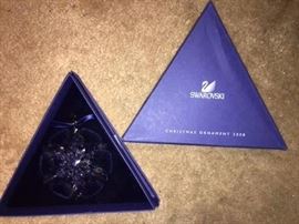 Swarovski crystal snowflake ornament