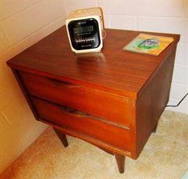 Mid Century teak night table--US Made