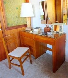 Lady's Vanity & Chair--solid wood
