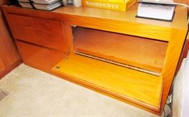 Twin night stands with deep storage