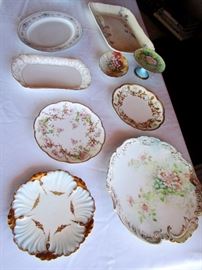 French Limoges & Bavaria and other 19 th century marks and pieces
