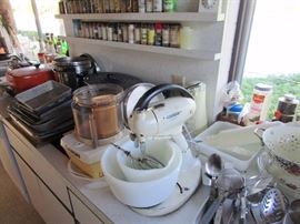 Stuuuuufed kitchen and this is just a fraction of it---everything you may need is here.