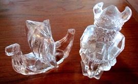 Crystal Viking Ship & Viking