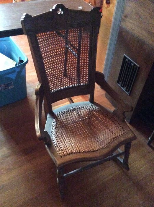 Wonderful Victorian caned chair