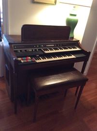 Electric organ, come hear Ethan play during the sale...