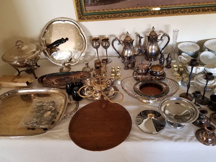 Sterling & Silver Plate