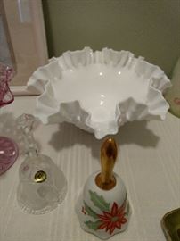 Many Fenton pieces too!!  Love me some bells!!