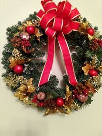 Pretty wreath just in time for Christmas!!