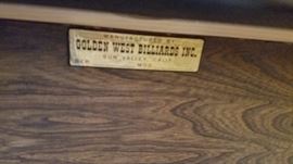 Billiard Table by "Golden West Billiards"