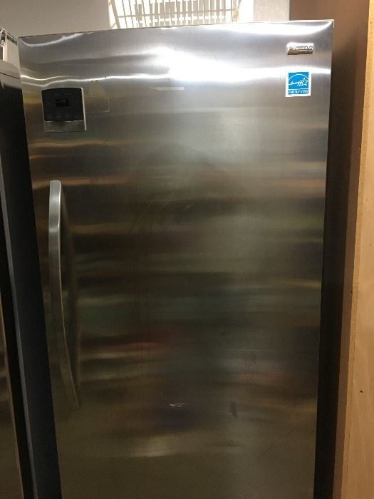 Kenmore Upright Stainless Steel Freezer