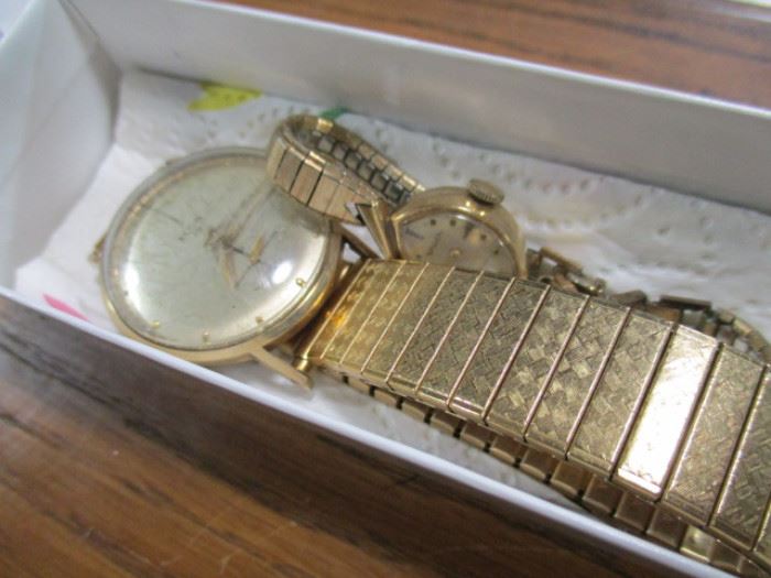 10k & 14k gold watches