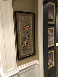 Chinese silk picture