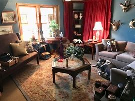 The gentleman sitting room on the second floor