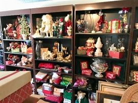 The holiday room cramped with wonderful buys