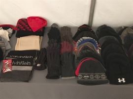 Men’s gloves and stocking caps