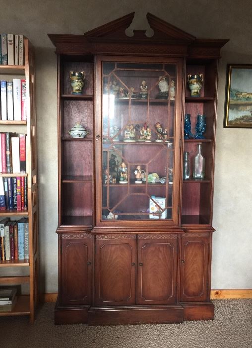 Beautiful Hutch filled with Hummel