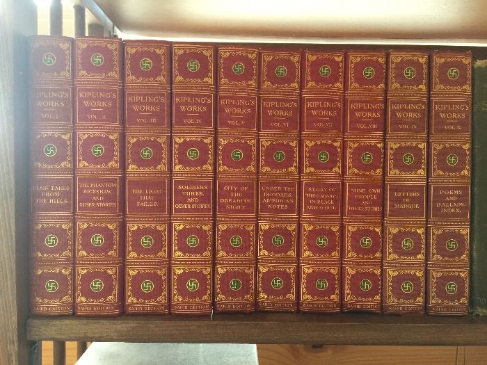 "Kiplings Works" volumes 1 - 10, Sahib Edition