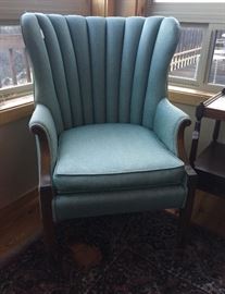 Vintage wing back chair - matches nicely w/sofa and chair
