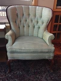 Vintage wing back chair - family piece