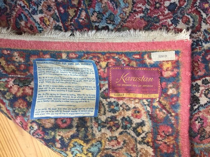 Antique Karastan Rug - USA made/100% wool/12'x16' (Needs repair)