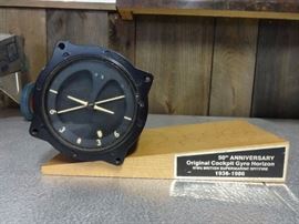 Cockpit gyro horizon from WWII British Spitfire