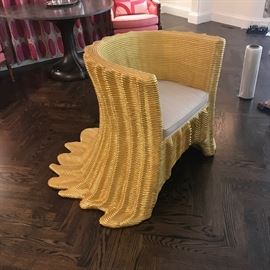 Designer Gold leaf chair