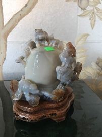 Chinese Agate Sculpture