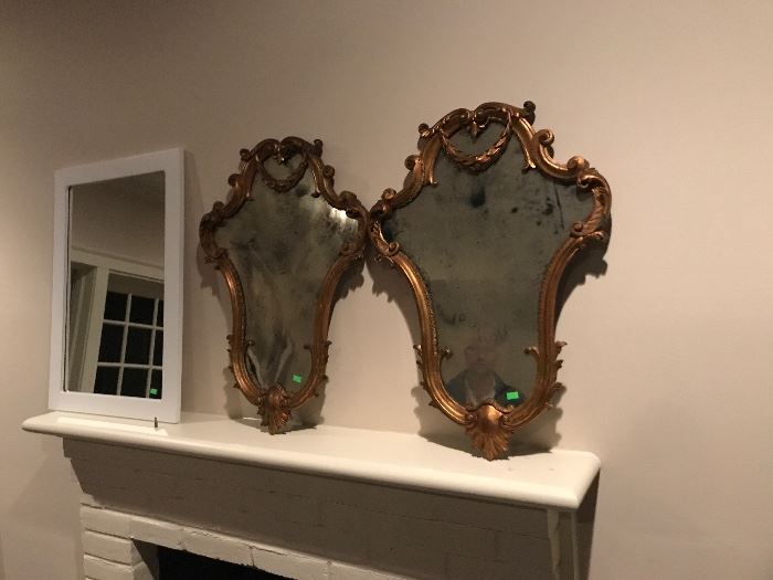 Pair of French mirrors