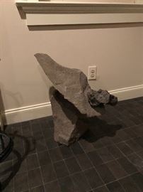Stone mechanical sculpture