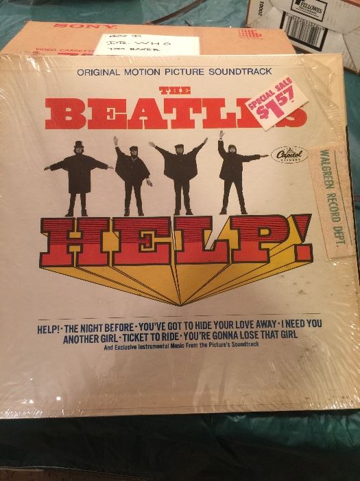 The Beatles - Help (org Motion Picture Soundtrack) LP  - opened but still has original shrinkwrap